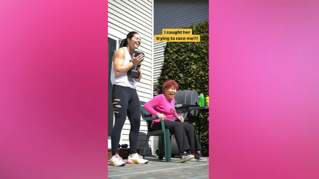 CrossFit athlete trains her 84-year-old grandmother